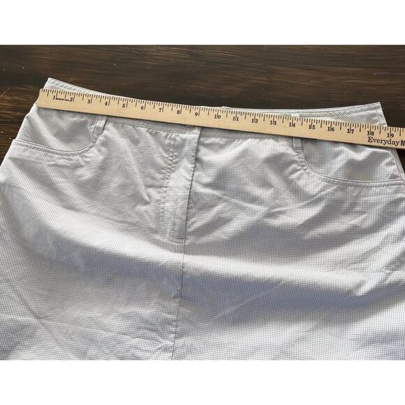 NVO Lanctot Golf Tennis Pickleball Skort Skirt Size 14 Checks Pleated 19” Length - Picture 11 of 12